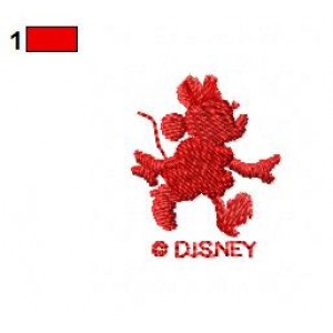Minnie Mouse Embroidery Design 09